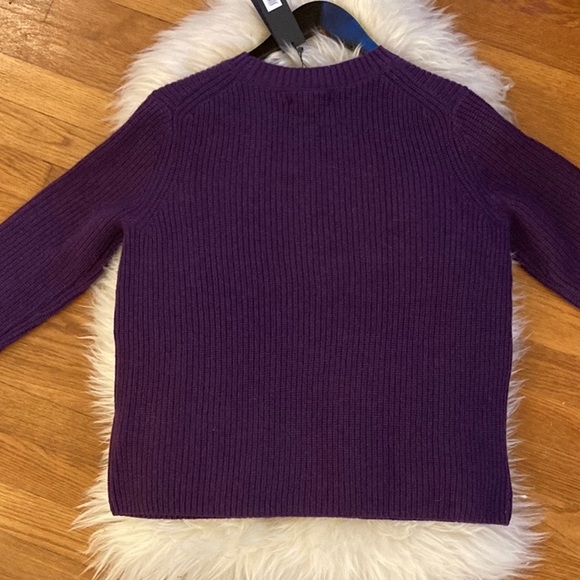 Banana Republic Cashmere Lucia Ribbed Fisherman Knit Sweater - Picture 6 of 8